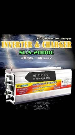 souer Inverter Battery Charger 2000w