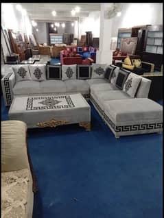 L shape sofa set / Corner sofa / Poshish sofa/sofa with cushions