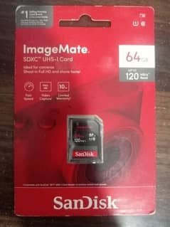 SanDisk SD card. 64 gb.   16 gb.