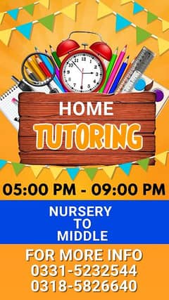 Home Tuition / Tutor Available