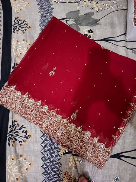 Bridal dress lengha with clutch 5