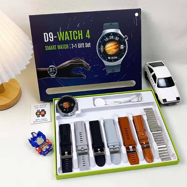 D9 Watch 4 Smart Watch with 7 Straps 2