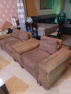 Used 6 seater sofa set 0