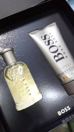 orignal hugo boss perfume with shower  gel