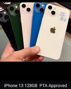 Iphone 13 (128GB) kit.    PTA Approved