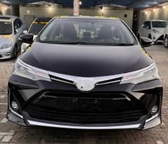 toyota altis grande 1.8 model 2023 black  with black  1st owner