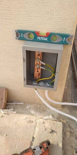 All electrical works (Db box electrical panel , earthing& boring ) 6