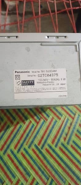 Panasonic VCR  03325121698 4