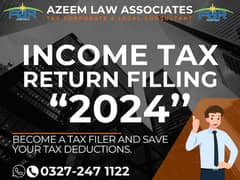 Income Tax Return Filling 2024 | Tax Filer | Business & Comapny Reg.