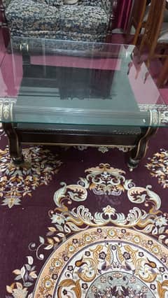 Wooden Centre table | 2 side tables