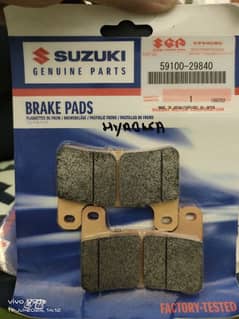 SUZUKI
Genuine Part - Brake Pad & Shim Set,- 59100-29840 original