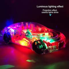 Concept Transparent Colorful Car Toy