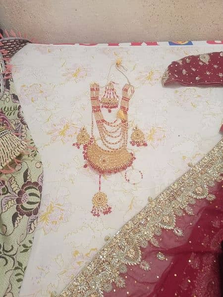 Large Size Bridal Lahanga With Jewellery set for Sale Reasonable price 4