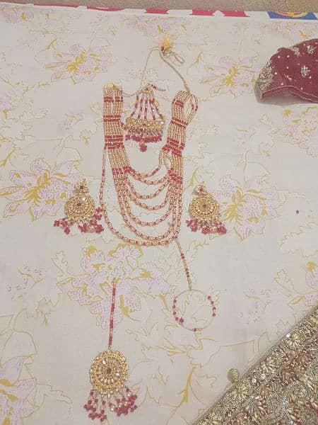 Large Size Bridal Lahanga With Jewellery set for Sale Reasonable price 5