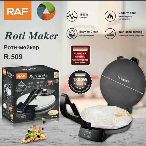 Original Electric Roti Maker - 10 inch Plate 1