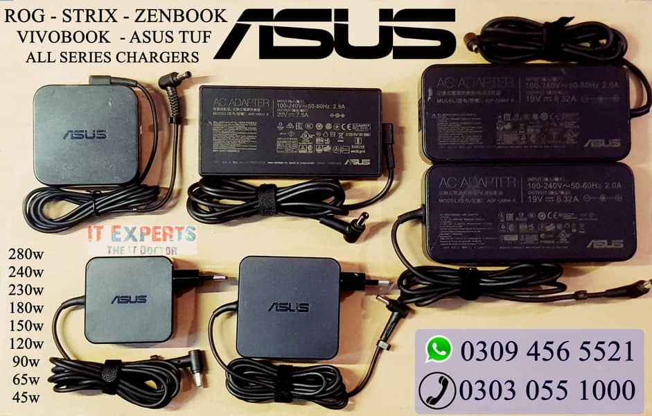 ORIGNAL LAPTOP CHARGER HP DELL LENOVO ASUS MSI SONY ACER RAZER MACBOOK 3