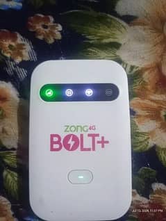 Zong 4g bolt Plus sim wifi device