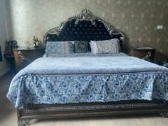 high quality wooden bed set without metress 0