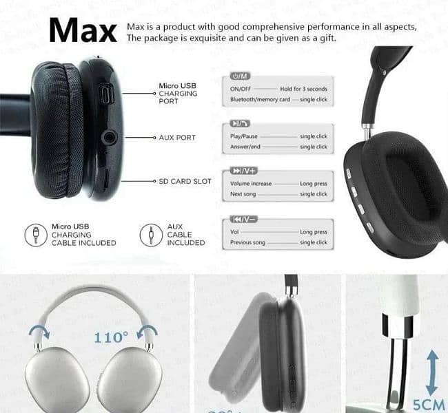 New box packed wireless headphones (limited pieces) 2