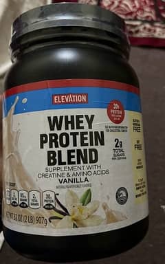 Elevation Protein Blend - Vanilla Flavor with Creatine & Amino Acids