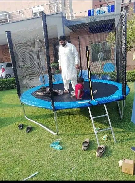 Trampoline 10Ft With Safety Net jumping jhola 1