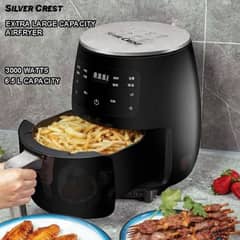 Silver Crest 6.5L Extra Large Capacity Digital AirFryer