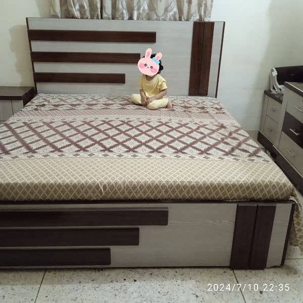 wooden bedroom sat just like new condition 2