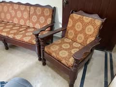 sofa set wooden base for sale