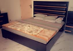 modern stylish complete bedset with dressing