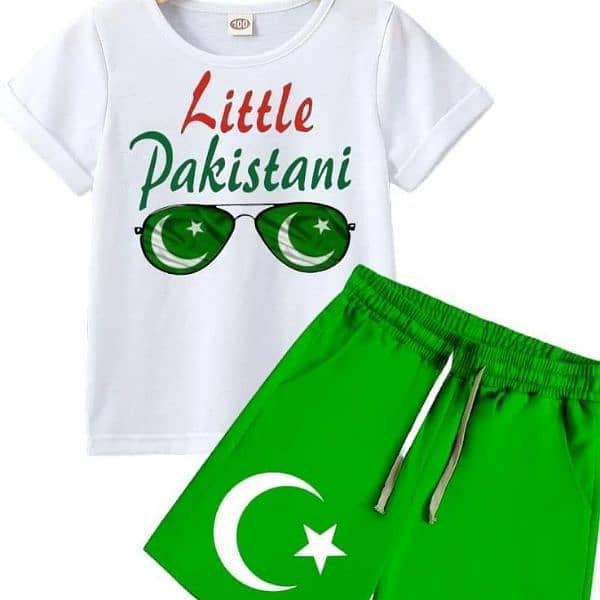 2pcs boys t shirt and shorts set 1