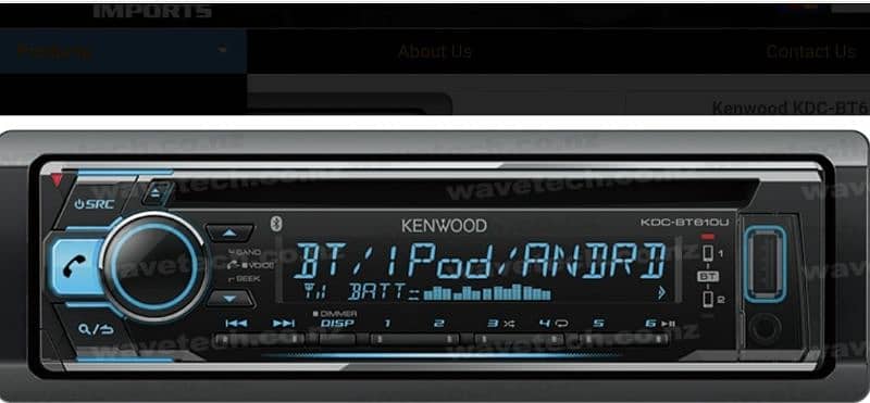 Original imported Geniune Thailand Kenwood Bluetooth USB mp3 player 11