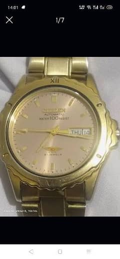 Citizen sports Automatic wrist watch Gold Edition