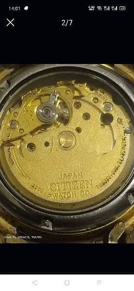 Citizen sports Automatic wrist watch Gold Edition 4