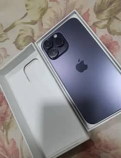 i phone 14 pro max factory unlock 128 gb Hk model 2 month sime time