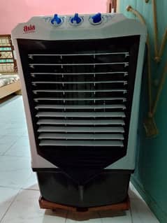 Air cooler with handmade wooden trawly 0