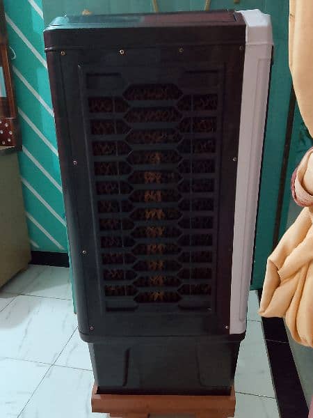 Air cooler with handmade wooden trawly 3