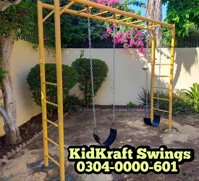 Outdoor Swings, Indoor Swings, Slides, Seesaw, Monkey bar, Jungle gym 12