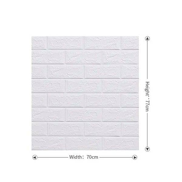 3D Wall  Brick Bedroom Home Decor Waterproof Self Adhesive Wallpaper 7