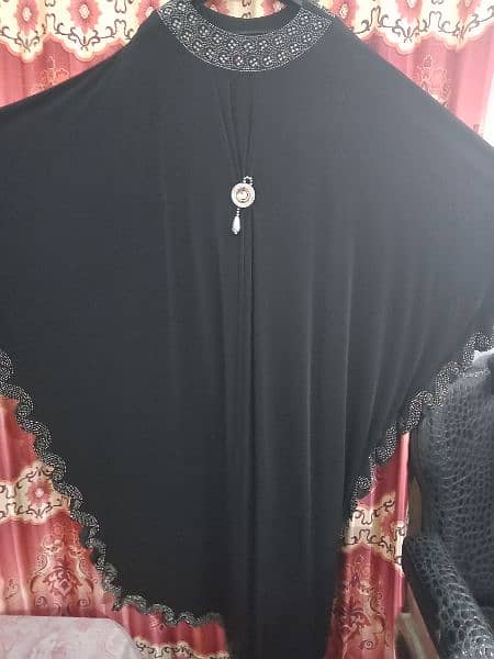 black coloured full size abaya 7