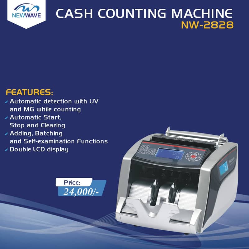 Cash Counting Machine / fake note detection / Packet counter / Machine 2