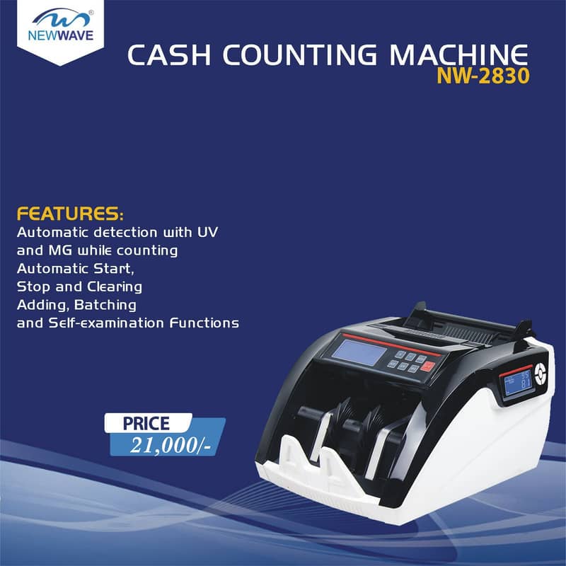 Cash Counting Machine / fake note detection / Packet counter / Machine 6