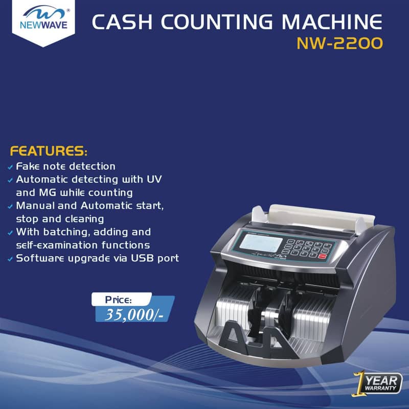 Cash Counting Machine / fake note detection / Packet counter / Machine 10