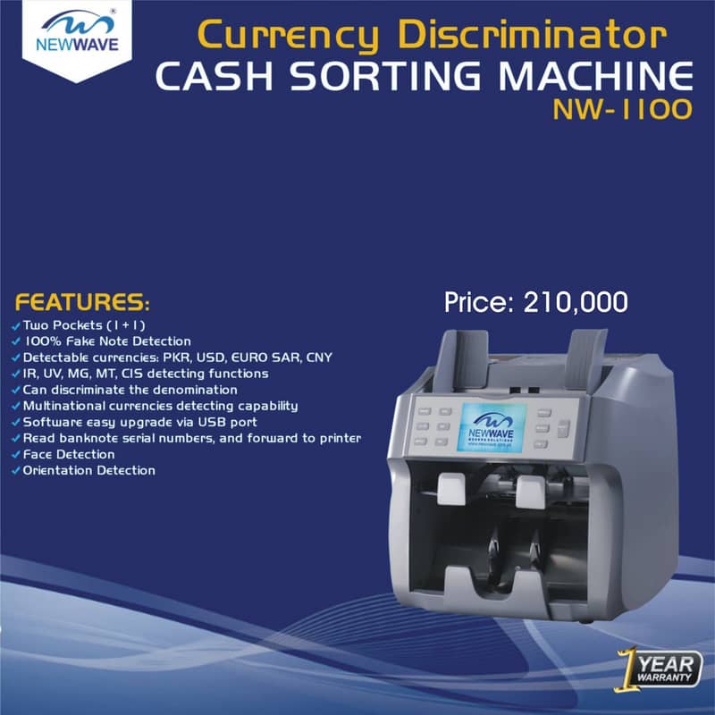 Cash Counting Machine / fake note detection / Packet counter / Machine 11