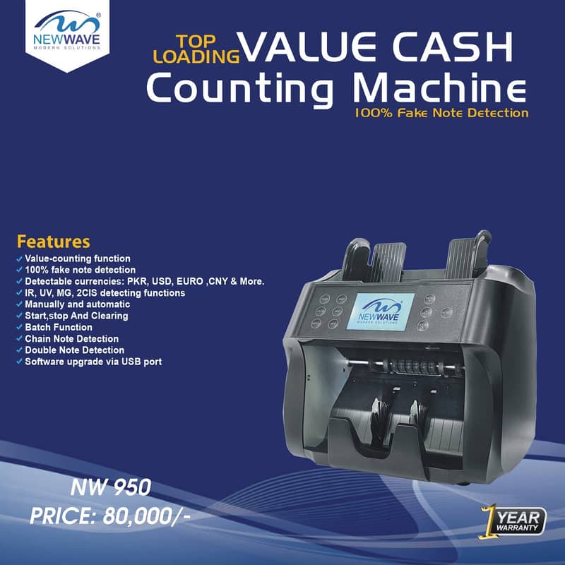 Cash Counting Machine / fake note detection / Packet counter / Machine 13