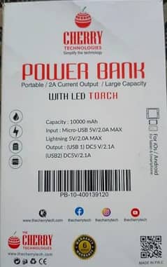 Cherry power bank 0