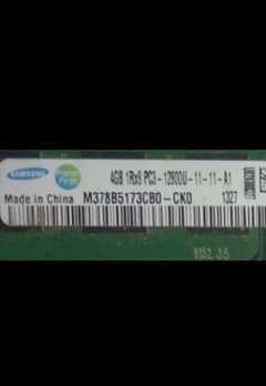 Samsung DDR3, 4gb  Ram, 1600Mhz