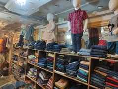 running garments shop for urgent sale