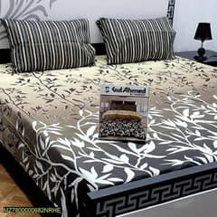 Cotton Salonica double bed sheet