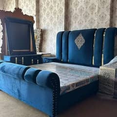 bed / bed set / double bed / king size bed / poshish bed / furniture