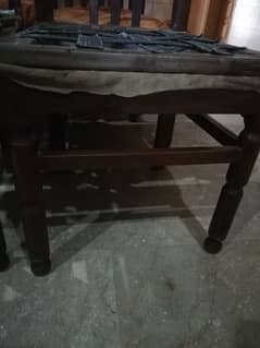 Dinning Table Chairs, pure Shesham wood